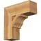 Ekena Millwork Balboa Block Rough Sawn Bracket, Western Red Cedar, 6"W x 18"D x 18"H BKT06X18X18BOA05RWR - alternate 1